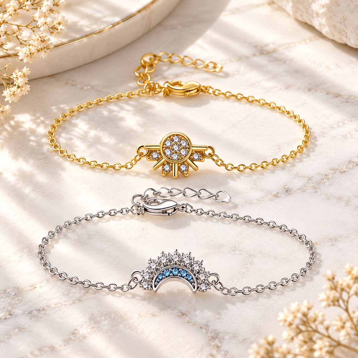 ☀️🌙Sun & Moon Matching Jewelry Set