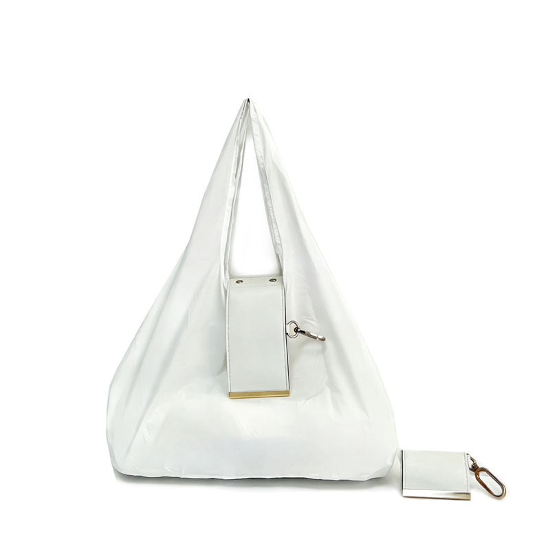 🔥Varelli Charm Transformable Bag – Stylish Vegan Leather Tote & Keychain Charm