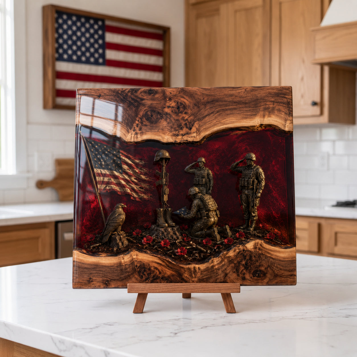 ❤️🎖️Handcrafted Veteran Memorial Display Boards(Handmade®) - Only 11 Left