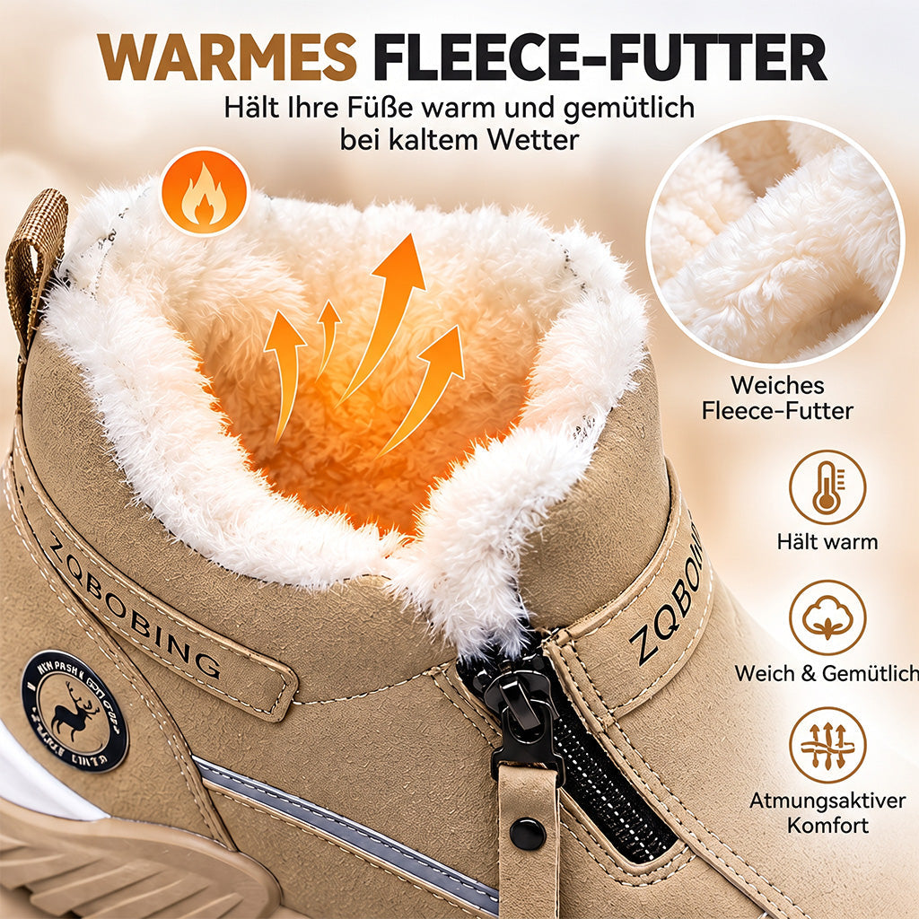 Gefütterte Winterstiefeletten – Warm, Rutschfest & Bequem für Damen und Herren ❄️