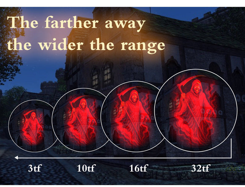 🎃 50% OFF TODAY! 32FT HD Halloween Projector Light – 10 Spooky Patterns to WOW Your Party 👻✨