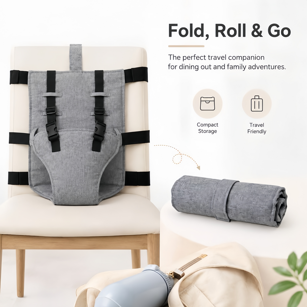 🏅Portable Baby Seat Harness for Dining Chairs