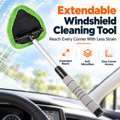 🚗✨ Windshield Cleaning Brush — Reach Every Corner with Ease!