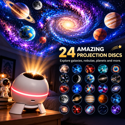 🌌🔥 50% OFF Galaxy Projector for Bedroom – USB Star & Planet Ceiling Projector, Colorful Nebula Night Ambience, Limited-Time Deal!
