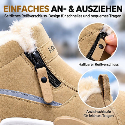 Gefütterte Winterstiefeletten – Warm, Rutschfest & Bequem für Damen und Herren ❄️