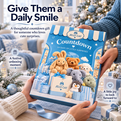 🎄 24 Days Christmas Advent Calendar, Cute Mini Plush Charm Countdown Surprise Box, Holiday Gift for Kids & Plush Lovers