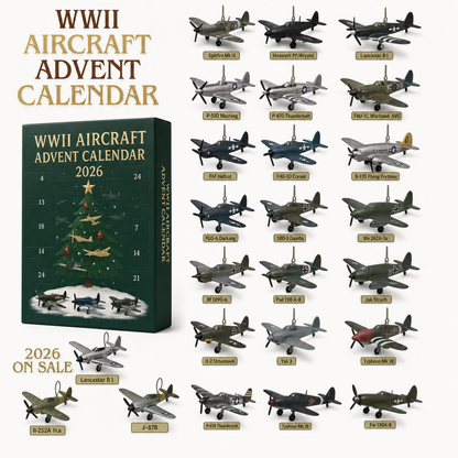 2026 Aircraft Advent Calendar – World War II Plane Collection