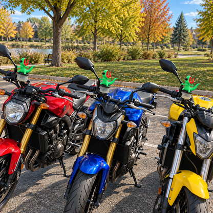 🦎🏍️ Roadside Lizard Buddy – Car & Motorcycle Decor