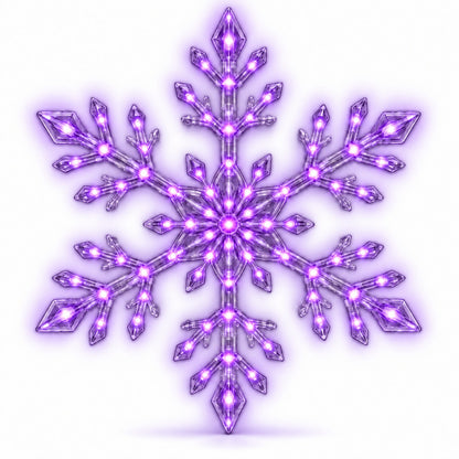 💙 WINTER WONDERLAND FAVORITE | Blue & White LED Snowflake Lights – Christmas Wall Decor for Living Rooms & Bedrooms