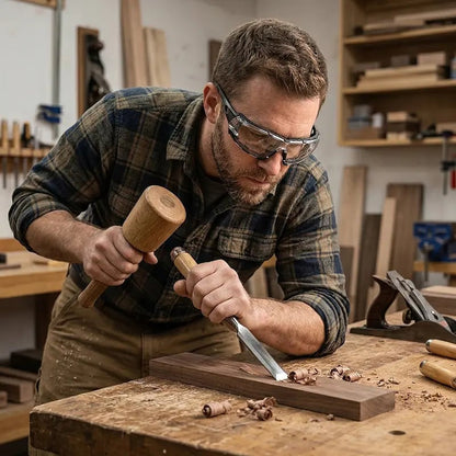 🕶️ Clear Indoors, Tinted Outdoors! Universal Photochromic Safety Glasses for Work & Outdoor ⚡🛡️