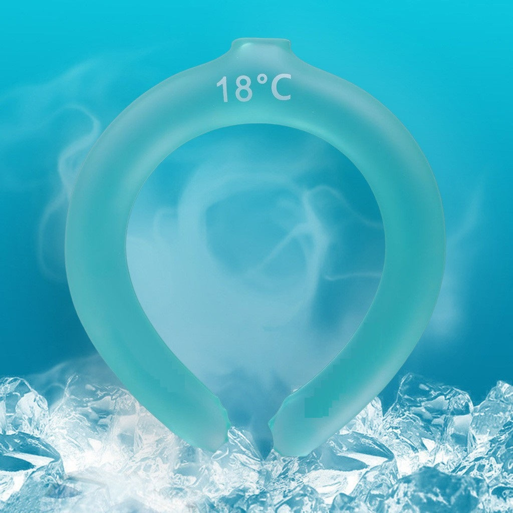 Gen-2 Cool Neck Collar | 18°C Smart Reusable Ice Neck Ring for Instant Hands-Free Summer Cooling