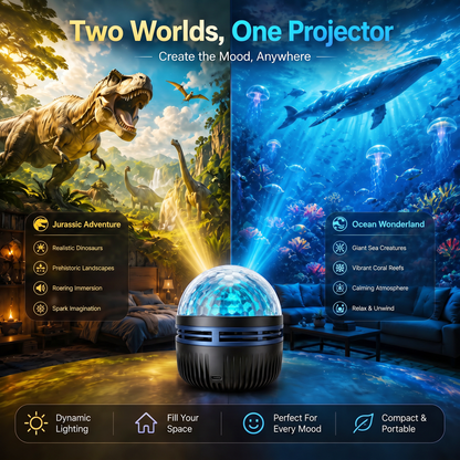 🎁🎀360° Smart Holographic Starry Sky Projector (HD Smart Dynamic 5D）🎁