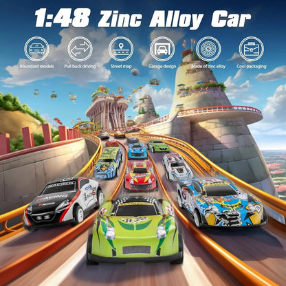 🔥Limited Time 50% Off✨48pcs Pull-Back Toy Cars Set