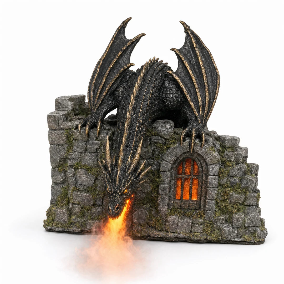 🐉 LIMITED-TIME OFFER: Dragon & Castle LED Accent Lamp