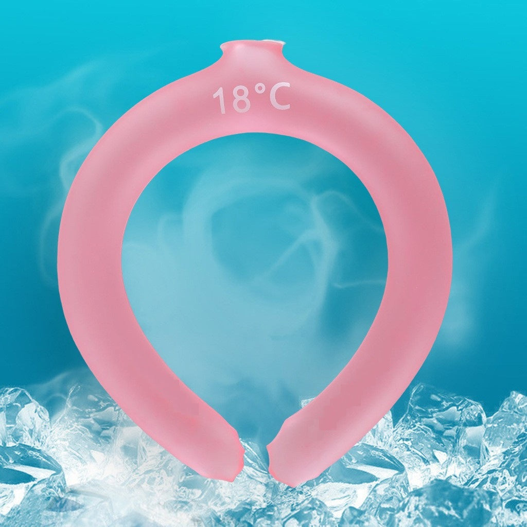 Gen-2 Cool Neck Collar | 18°C Smart Reusable Ice Neck Ring for Instant Hands-Free Summer Cooling