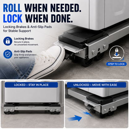 ✨ 2026 Best Seller Appliance Moving Dolly – No More Struggling With Heavy Washers & Dryers