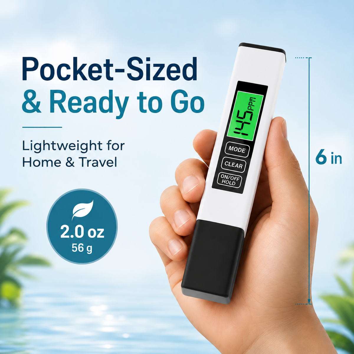 🚰 DIGITAL WATER QUALITY TESTER | TDS & EC Meter for Tap Water, Filtered Water, RO Systems & Home Use