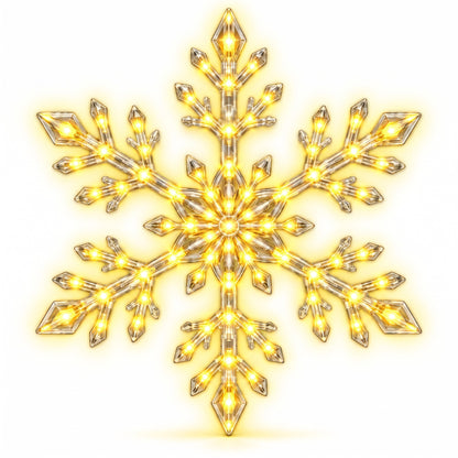 💙 WINTER WONDERLAND FAVORITE | Blue & White LED Snowflake Lights – Christmas Wall Decor for Living Rooms & Bedrooms