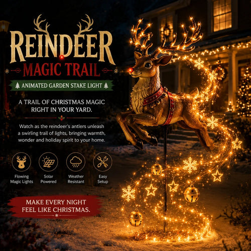 🎅Christmas Early Discount 50% Off🎄✨Christmas Magic Garden Collection - Transform Your Yard Into A Winter Wonderland With Enchanted Flowing Lights（31.5 inch）