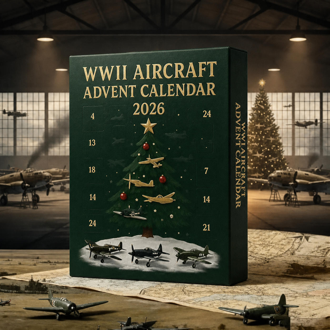 2026 Aircraft Advent Calendar – World War II Plane Collection