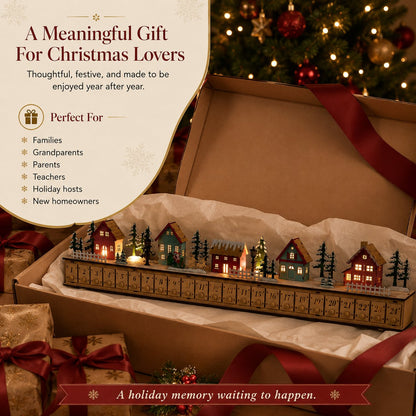 🎄 Light-Up Christmas Village Advent Calendar