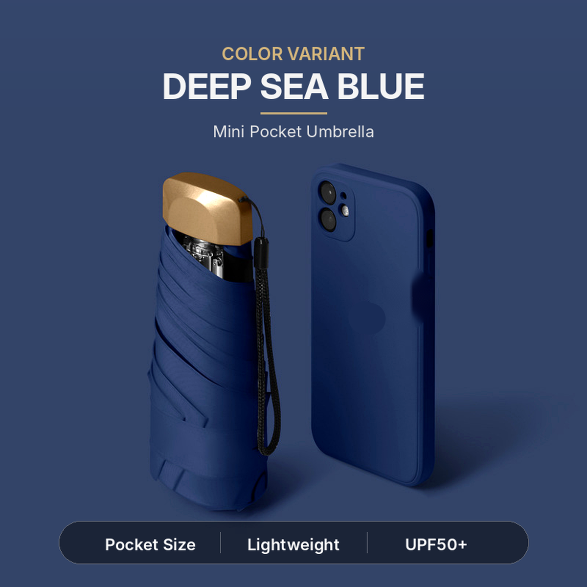 ☀️Say Goodbye to Bulky Umbrellas-Dual-Purpose Portable Capsule Umbrella