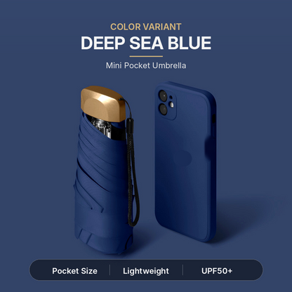 ☀️Say Goodbye to Bulky Umbrellas-Dual-Purpose Portable Capsule Umbrella