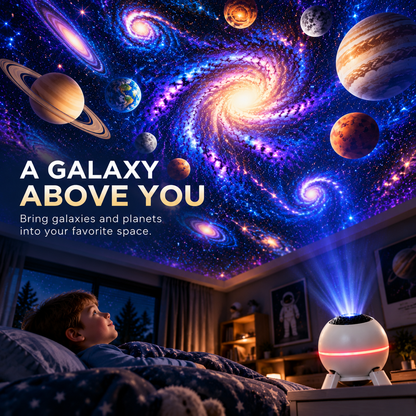 🌌🔥 50% OFF Galaxy Projector for Bedroom – USB Star & Planet Ceiling Projector, Colorful Nebula Night Ambience, Limited-Time Deal!
