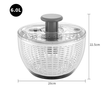 Multifunctional Press-Type Fruit and Vegetable Dehydrator, Household Drain Basket for Vegetable Salads and Fitness Meals
