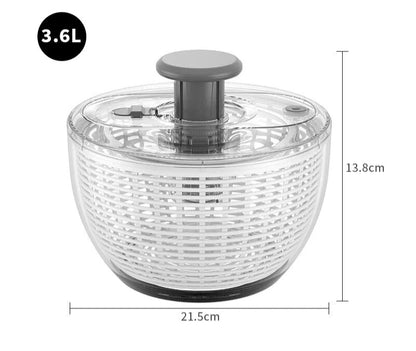 Multifunctional Press-Type Fruit and Vegetable Dehydrator, Household Drain Basket for Vegetable Salads and Fitness Meals