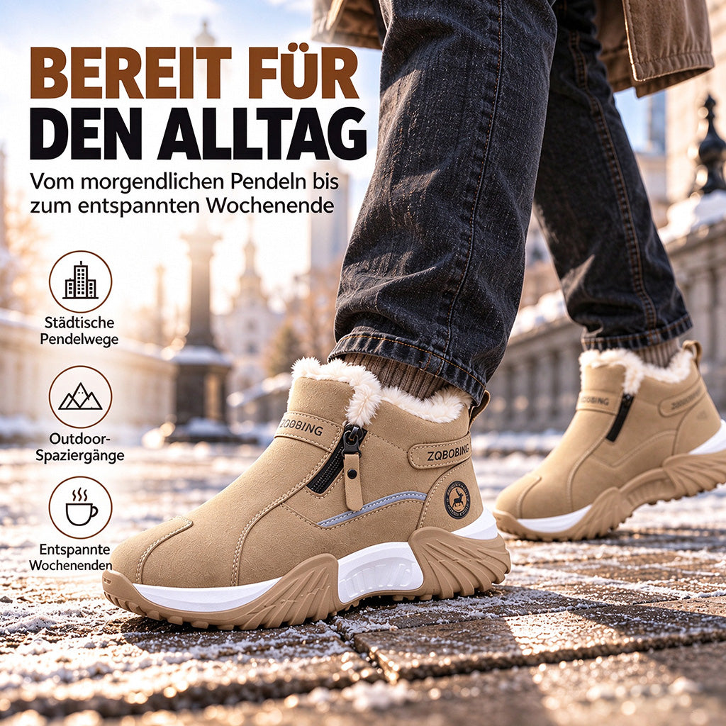 Gefütterte Winterstiefeletten – Warm, Rutschfest & Bequem für Damen und Herren ❄️