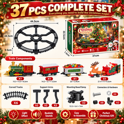 🎄 Christmas Tree Train Set – Make Your Holiday Tree the Moment Everyone Remembers 🚂