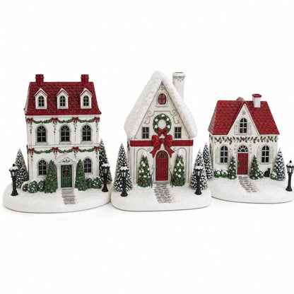 🏠 Christmas House Aroma Diffuser – Gentle Mist & Glowing Windows