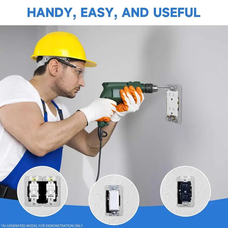 ⚡ Metal Wall Plate Outlet Spacers | Electrical Device Leveling Shims