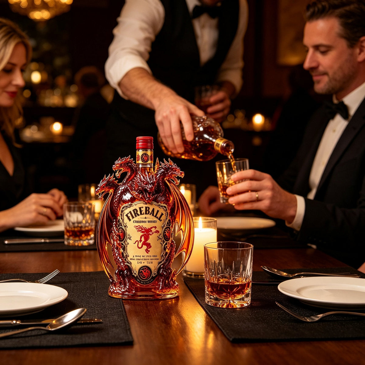 🐉🔥 Legendary Dragon Bar Decanter – Sculpted Collector Bottle for Home Bar & Gifting