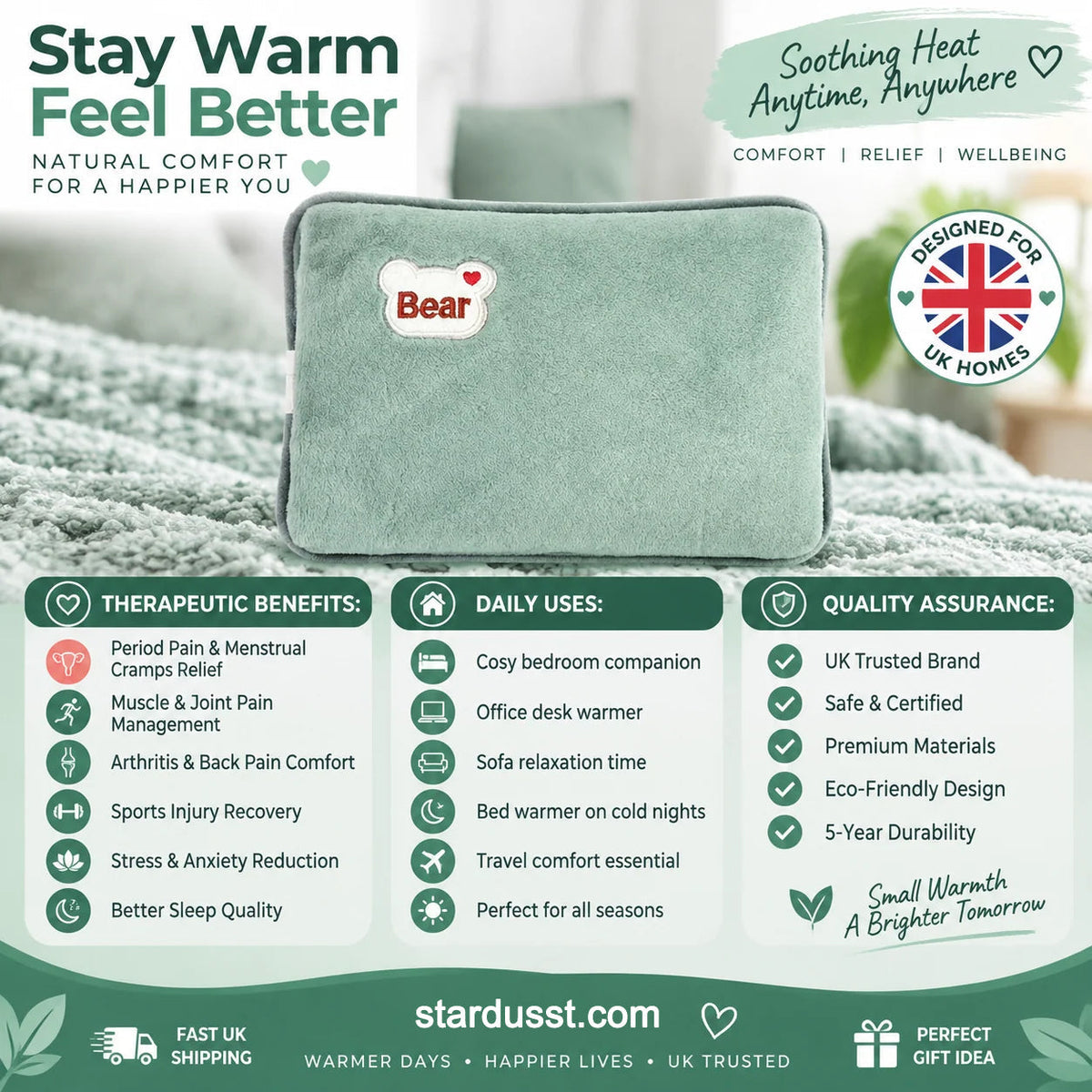🎄Christmas Sale! LAST DAY ONLY! ⏰Rechargeable hot water bottles, heat packs, explosion-proof heat pads
