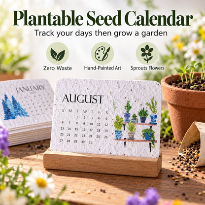 ✨🏆Early Holiday Sale 49% OFF🌱Eco-Friendly Plantable “Timeless” Seed Calendar 2027
