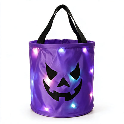 LED Light Up Halloween Candy Bucket