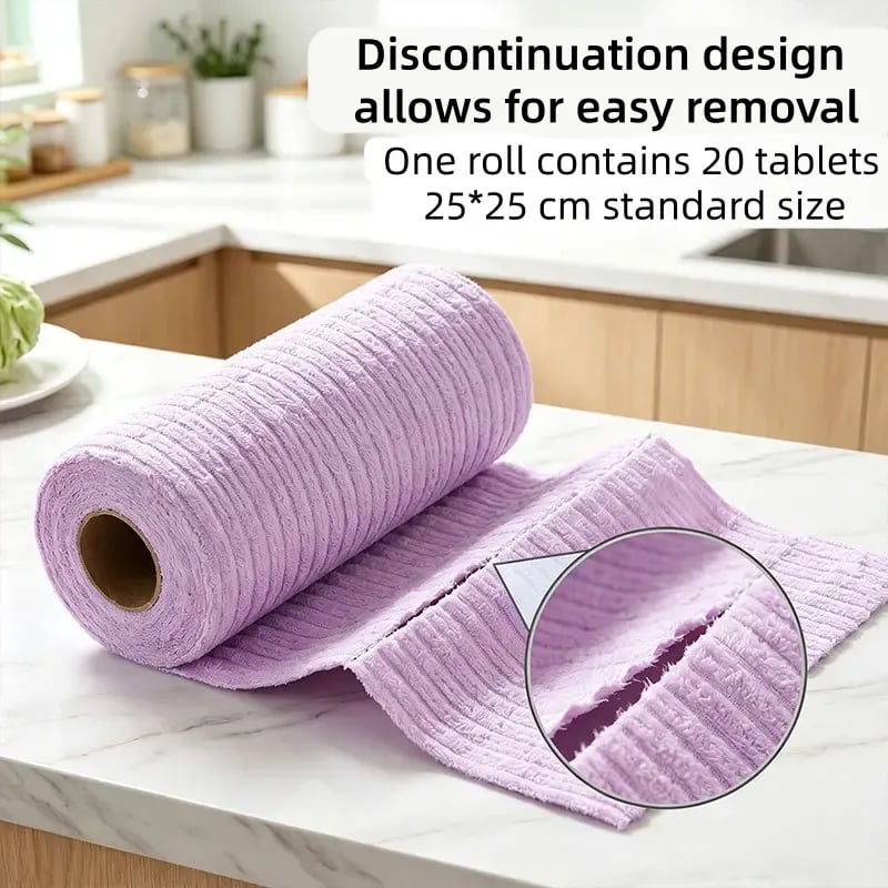 🏆75K+ SOLD! 🧽 20PCS Tearable Antibacterial Cleaning Cloths