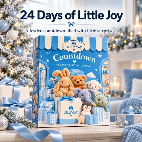 🎄 24 Days Christmas Advent Calendar, Cute Mini Plush Charm Countdown Surprise Box, Holiday Gift for Kids & Plush Lovers