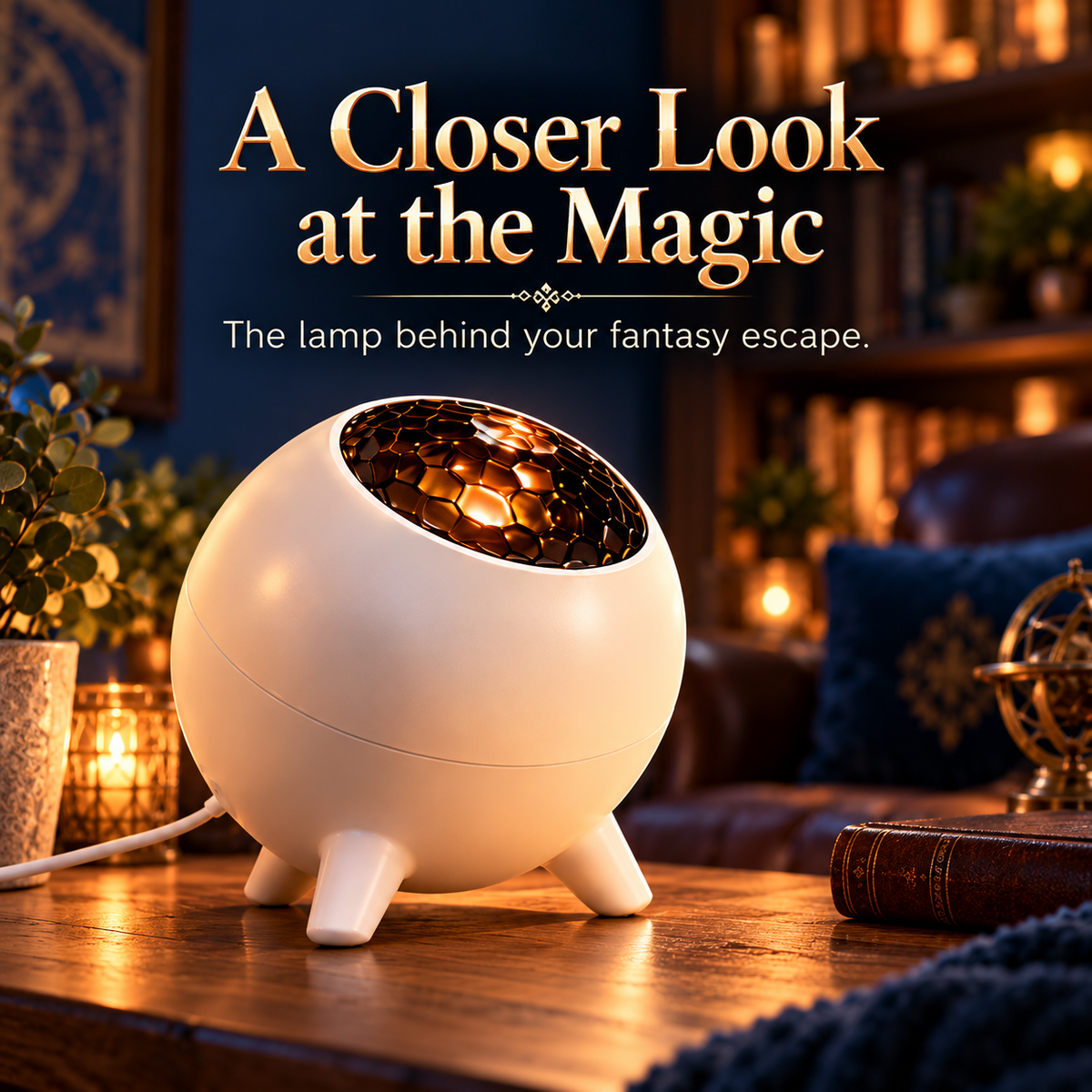 🐉 Dragon's Keep Fantasy Ceiling Projector | Magical Dragon & Castle Light