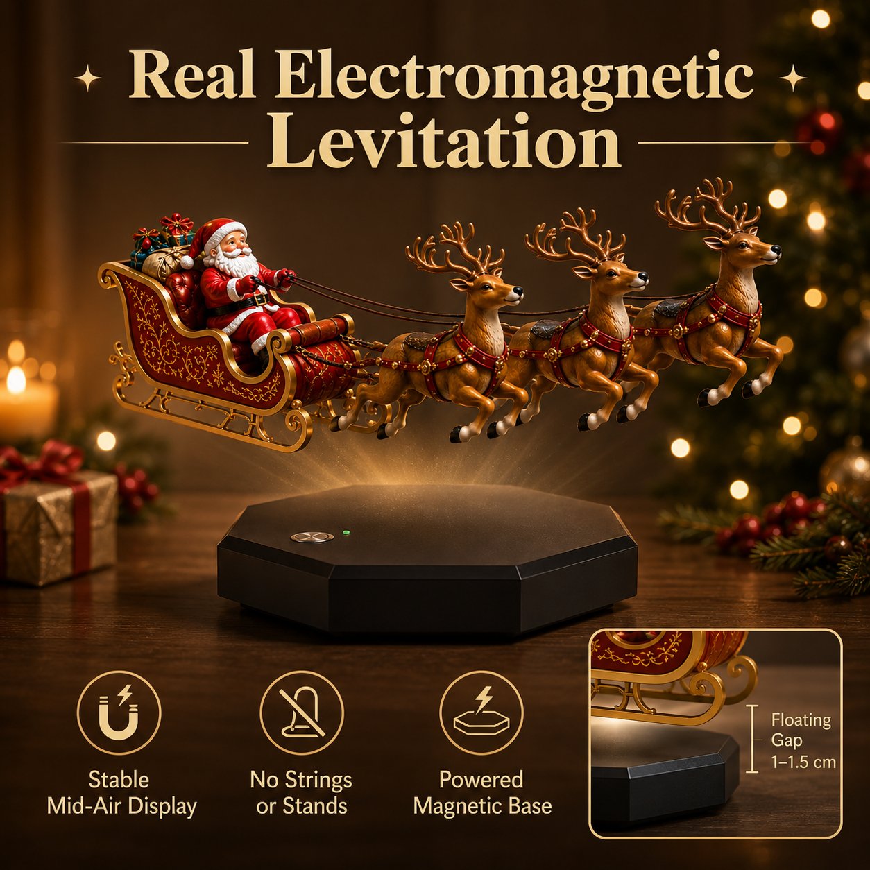 How Is It Floating? 🎅 The Magical Levitating Santa That Brings Instant Wonder