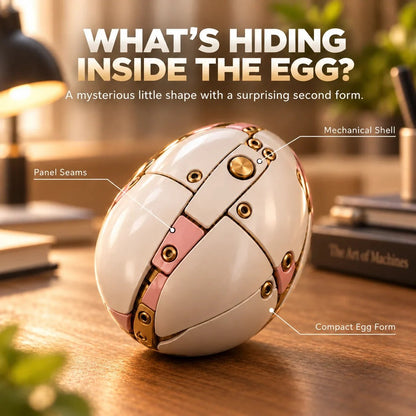 🎉🦄 2-in-1 Transforming Mechanical Unicorn Egg – Winged Fantasy Figure