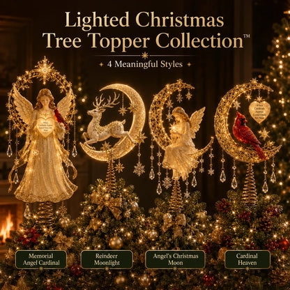 ⏳ Last Day 49% OFF – 🎄 Lighted Memorial Christmas Tree Topper Collection