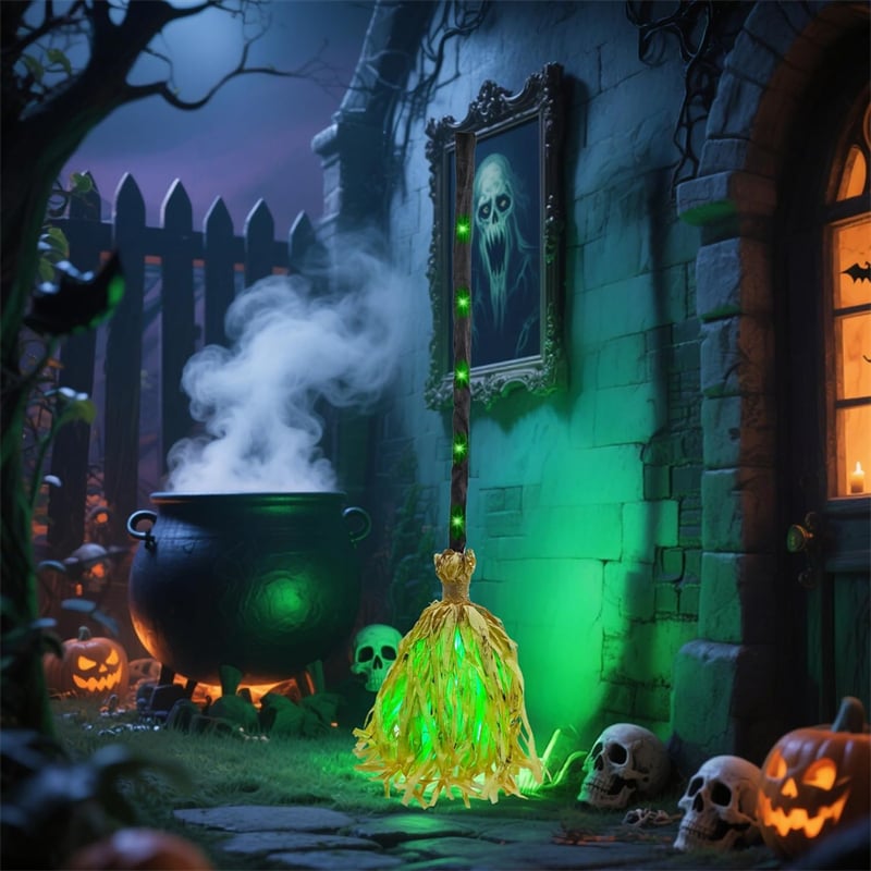 🎃🧹Floating Witch's Broom –Haunted Dancing Moving Broom(📦Buy 2 Free Shipping)
