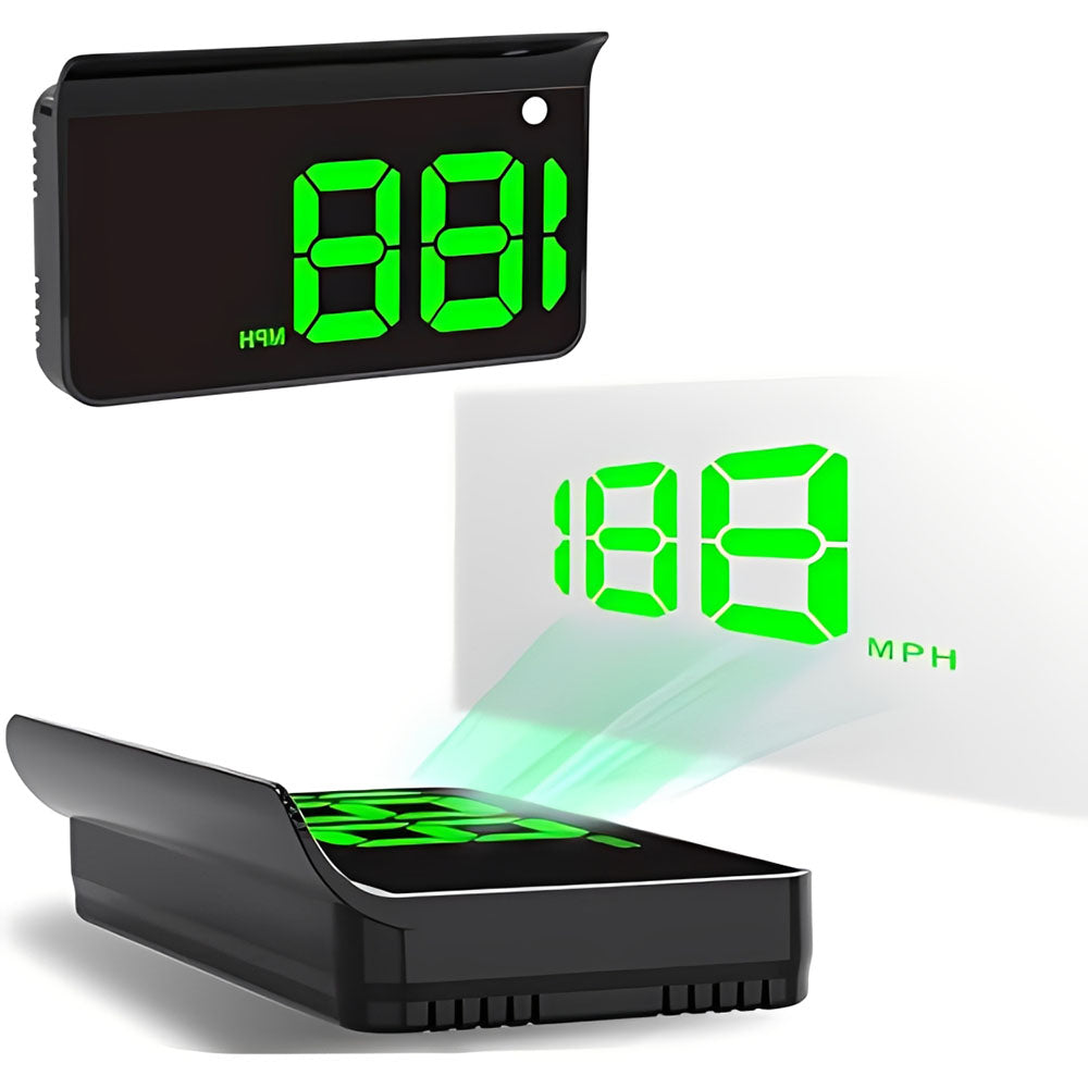 GPS Head-Up Display for Cars – Digital MPH Speedometer with HUD Projection
