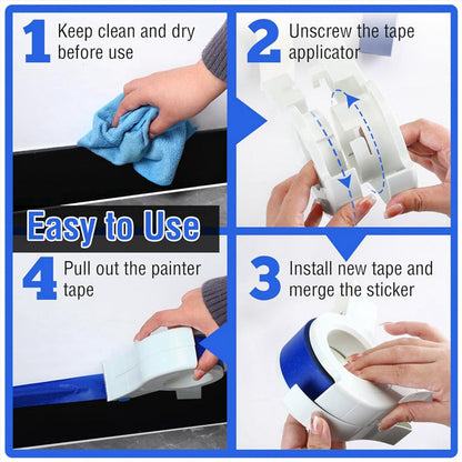 ⏳Limited-time 50% off⏰-⏱️High-efficiency Painter Masking Tape Applicator 🎨