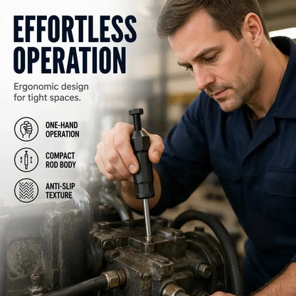 🔧Heavy-Duty Grease Fitting Cleaner – 600 PSI High-Pressure Grease Gun Unclogging Tool with M6/M8/M10 Adapters
