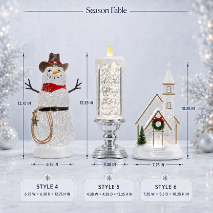 Christmas Lighted Lantern Decor