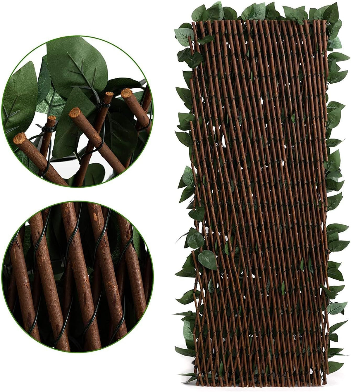 🍃Artificial ivy retractable fence privacy screen